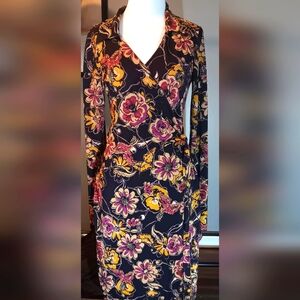 Floral Wrap Dress